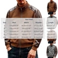 thumbnail image 3 of Mens Workwear Jackets Long Sleeve Full Zipper Stand Up Collar Fashion Vintage Fall Jacket with Pockets Gray XL, 3 of 7