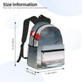 thumbnail image 2 of Fotbe 3d Lighthouse in the Surf Mochila Ligera Casual para Laptop para Hombres y Mujeres, Mochila Impermeable de Uso Diario, Mochila para Universidad, 2 of 6
