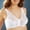 White, variant on Joau Front Closure Wire Free Bras for Women, Plus Size Floral Lace Seamless Full-Coverage Comfort Push Up Bra Lightly Lined Breathable Bralettes