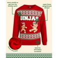 thumbnail image 2 of Quad Seven Boys' Ugly Christmas Sweater - Fleece Novelty Xmas Holiday Party Pullover Sweatshirt (4-18), 2 of 7
