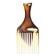 thumbnail image 1 of Peine de Pelo Afro Unique Bargains plástico ámbar, 1 of 6