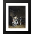 thumbnail image 2 of Jean-Baptiste Mallet 19x24 Black Modern Framed Museum Art Print Titled - The Military Gallant (1800), 2 of 5