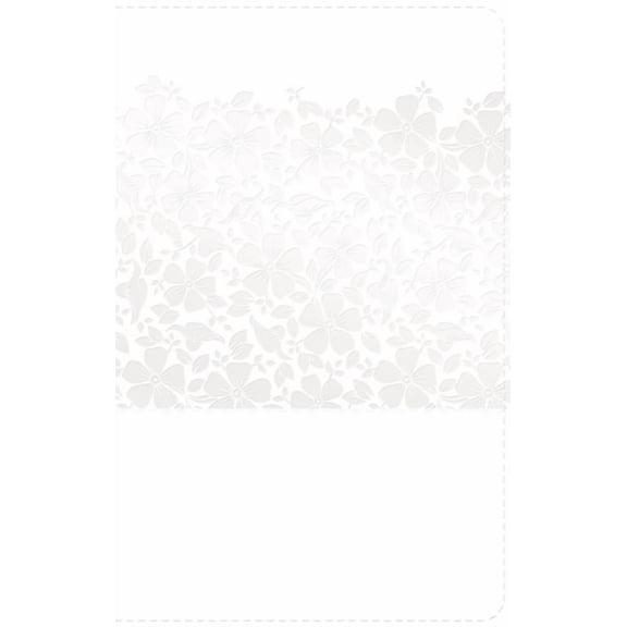 Rvr 1960 Biblia Recuerdo de Boda, Blanco Floral SÃmil Piel, (Hardcover)