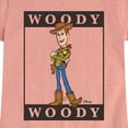 thumbnail image 3 of Toy Story 4 - Type Block Woody - Toddler & Youth Girls Short Sleeve Graphic T-Shirt, 3 of 5