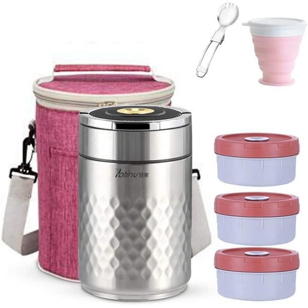 68 Oz Vacuum Insulated Food Jar Stainless Steel Thermal Lunch Box