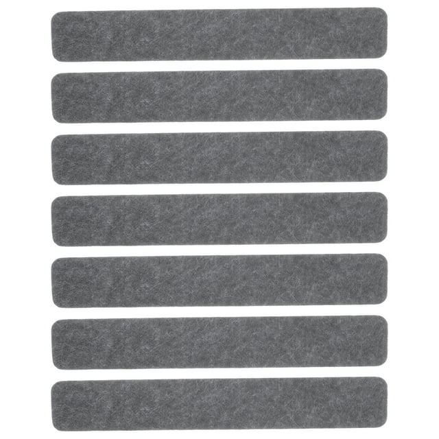 Miangastore Pin Boards For Walls Bulletin Board Felt Bar Strips Dark Grey 8Pcs 13x2In