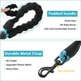 thumbnail image 3 of Rope Dog Leash 5 ft with Comfortable Padded Handle,Highly Reflective Threads Strong Dog Leash for Puppies Small Medium and Large Dogs, 3 of 6