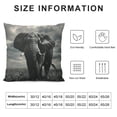 thumbnail image 5 of ONETECH African Elephant Throw Pillow Case Nature Wildlife African Elephant Pillow Cushion Covers Home Sofa Decorative, 5 of 5