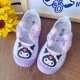 thumbnail image 2 of Sanrios My Melody Kuromi Cinnamoroll-zapatos de lona con lazo para niños, zapatillas de tela cómodas Kawaii, Serie de muñecas, regalo para niños, 2 of 5
