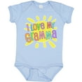 thumbnail image 3 of Inktastic I Love My Gramma Sun and Rainbow Letters Boys or Girls Baby Bodysuit, 3 of 5