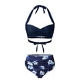 thumbnail image 4 of VerPetridure Womens Bikini Set Women's Fashion Bikini Set Swimsuit Two Piece Filled Swimwear Has A Chest Pad No Steel Support Beachwear, 4 of 7