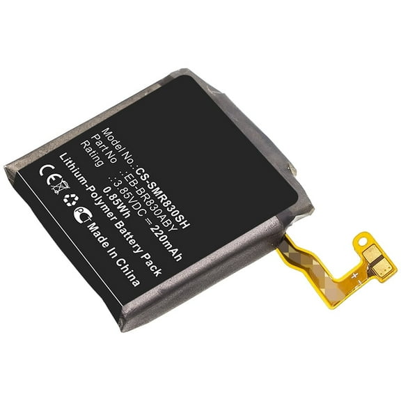 Replacement Battery for Samsung Galaxy Watch Active2 40mm,SM-R830,SM-R835,EB-BR830ABY,GH43-04968A,3.85V/220mAh