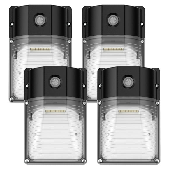 Paquete de luces LED de pared JC-LGL, 30 W, 3600 LM, 5000 K, 120 V, IP65, paquete de 4