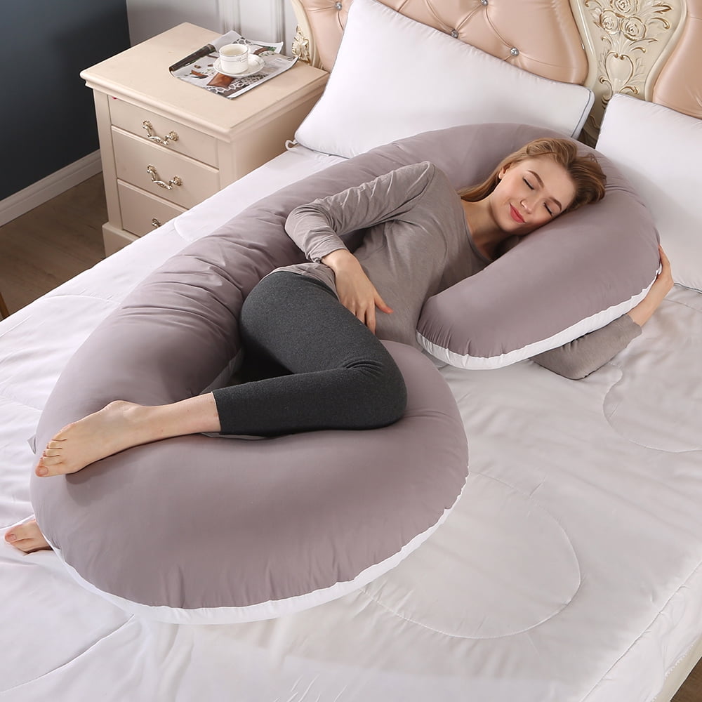 CShaped Pregnancy Pillow, Full Body Maternity Pillow Support