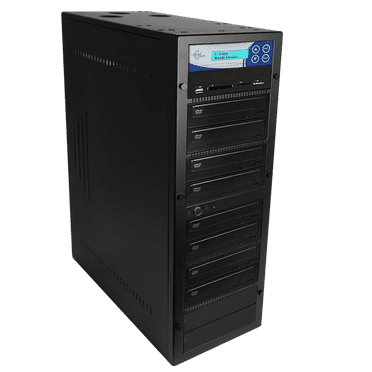Spartan Media Mirror Flash Memory & Disc to Disc Duplicator with 1-7 DVD/CD Burners (with Memory Stick (MS), CompactFlash (CF), Secure Digital (SD), USB Slots) M907-SSP