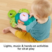 Fisher-Price Linkimals Sit-to-Crawl Sea Turtle Interactive Learning Toy with Rolling Motion for Infants