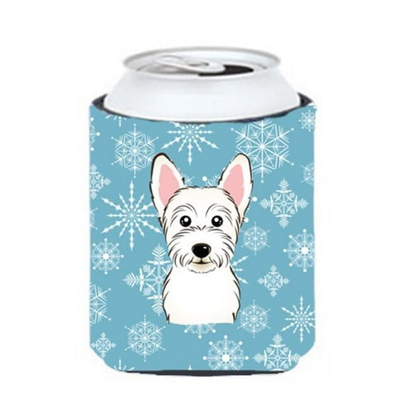 Snowflake Westie Can & Bottle Hugger