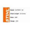 thumbnail image 2 of Cadena para Motosierra Stihl 61PMM3 14" para MS170 MS180, 2 of 7