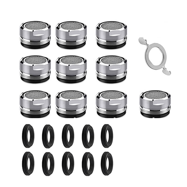 jesticaly 1 Set Faucet Aerators Sink Replacement Mesh Nozzles Anti-corrosion Waterproof Bathroom Faucets Filter Threads Adapter No.1 1Set