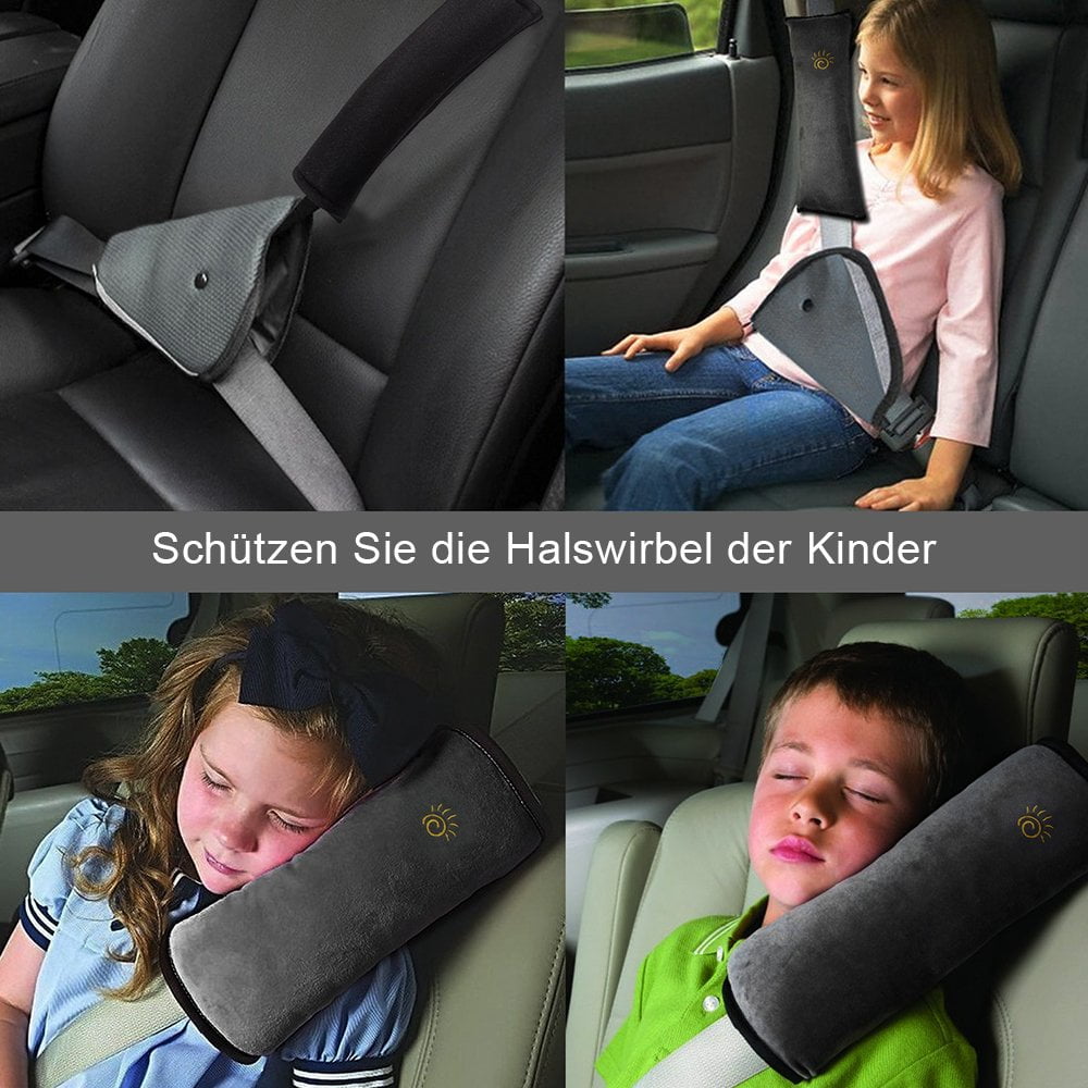 Lot De 2 Housse Ceinture Sécurité Voiture - Coussin Confortable 33cm Pour Enfants Adultes SUV Camion