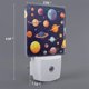 thumbnail image 2 of Fotbe Space Planet Luz Nocturna LED, Luz de Noche con Sensor de Luz Natural de Anochecer a Amanecer, Se Enchufa a la Pared, Blanco Cálido 0.5W-UK, 2 of 7