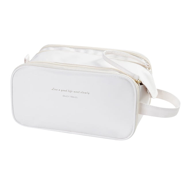 Fiudx Bolsa Organizadora de Maquillaje, Estuche de Cosméticos de Gran Capacidad, Caja de Almacenamiento Multifuncional, Neceser de Viaje, Regalo para Mujeres y Niñas, Diseño Fácil de Llevar.