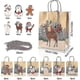thumbnail image 2 of Christmas Gift Bags, 24pcs Kraft Christmas Gift Bags, Christmas Gift Bags for Christmas Candy Gifts, 2 of 5