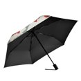 thumbnail image 2 of FORMRS Travel Umbrella Folding Auto Open Close Windproof Rain UV Protection, Winter Goose Scarves, 2 of 8