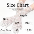 thumbnail image 3 of Lace Gloves for Women, Elegant Long Elbow Opera Lace Gloves for Women, 3 of 6