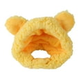 thumbnail image 3 of Disfraz de gato sombrero gorro de fiesta orejeras de protección contra el ruido para animales pequeños Yinane Tocados para gatos amarillo, 3 of 8