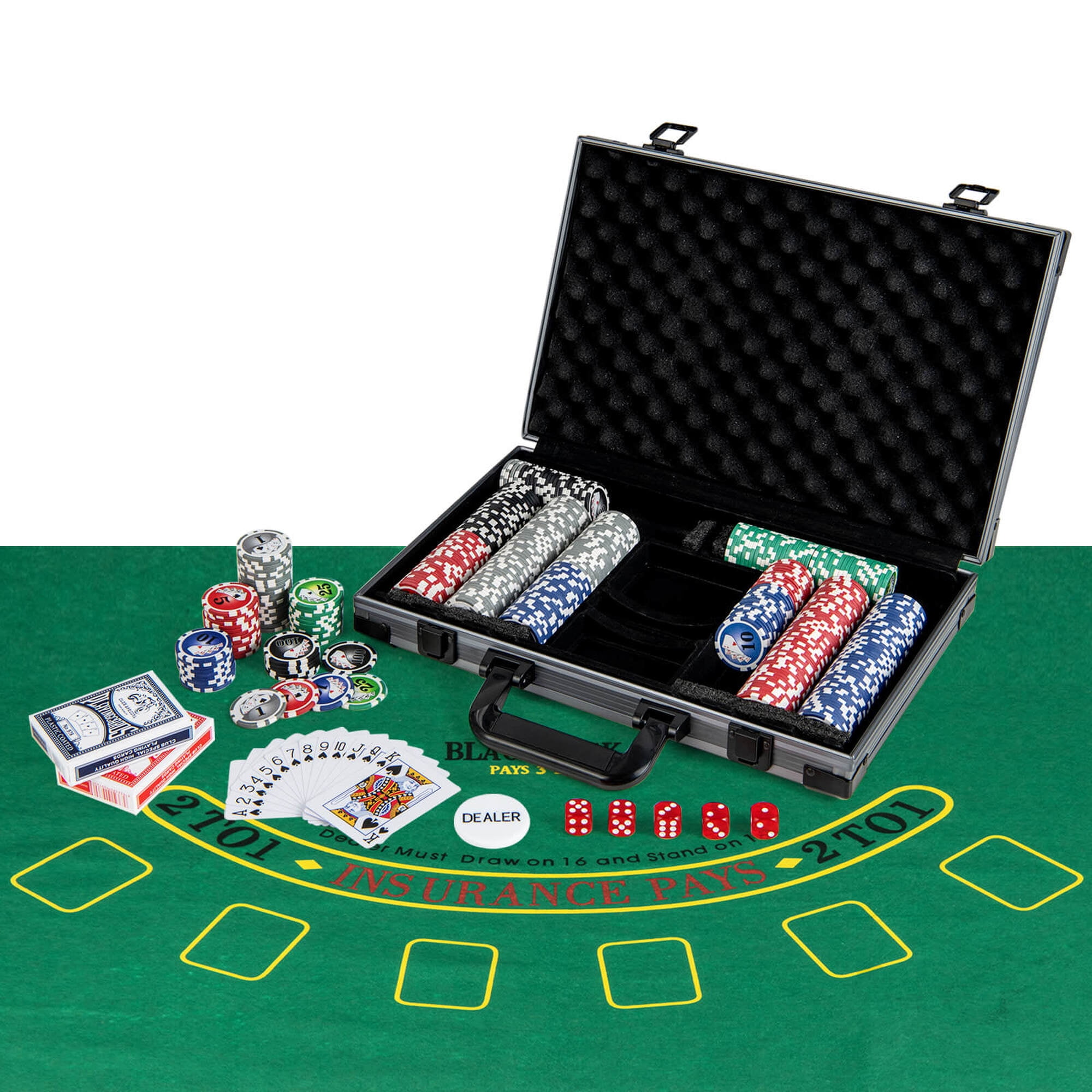 Spin Master Games, Cardinal Legacy 200-Piece Poker Set, Premium