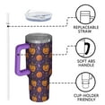 thumbnail image 4 of Pumpkin Hat Halloween Pattern Tumbler with Handle and Lid,40oz Double Wall Vacuum Insulated Tumbler,Cups Gift for Women and Men, 4 of 7