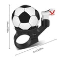 thumbnail image 6 of Necvior Aluminum Alloy Bike Bells Football Bicycles Bells Loud Sound Bike Ring Cute Bicycles Bells for Mountain Bike Handlebar, 6 of 9