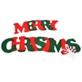 thumbnail image 2 of Ornements de Noël Mignon Motif Réutilisables Pull Drapeau avec Cordon Fileteur pour Noël Décorationlettre Pull Drapeaux, 2 of 10