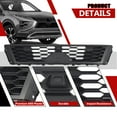 thumbnail image 2 of JX RACING Front Bumper Grill Compatible with Mitsubishi Eclipse Cross 2022 2023 2024 Matte Black Center Grille 6405A380XA, 2 of 8