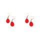 thumbnail image 2 of Guardurnaity 1 par de pendientes colgantes, accesorios de joyería chapados simples, exquisitas decoraciones para mujer, pendientes de aleación para niñas, Rojo 2piezas Guardurnaity CBP480418, 2 of 5