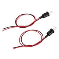 thumbnail image 2 of Alarm Light  1 Pair Dc 12V Car Led Alternating Alarm Dash Mount Light   Car Alarm Light Dummy Flashing Led 22 V Red Blinking Security Lefor DS That Work When Key, 2 of 8