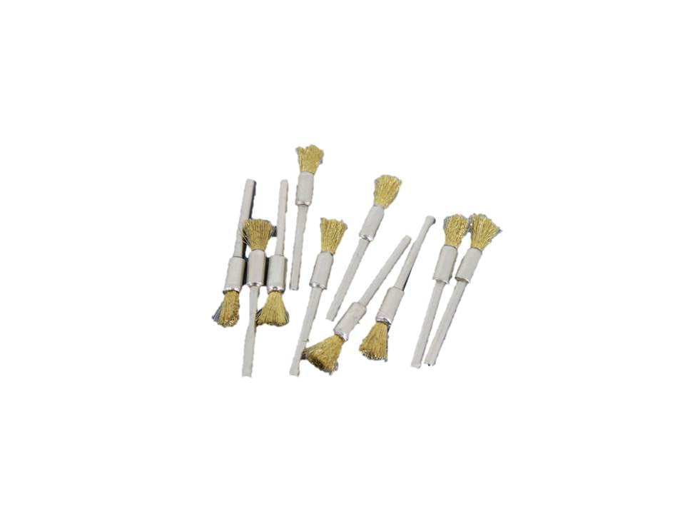 10 Pcs of Brass Wire Wheel Brushes for DREMEL /& FOREDOMTOOL