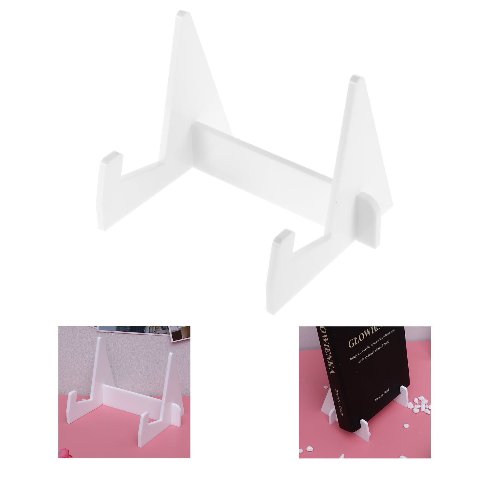 Acrylic Bookends Book Display Stand Bookend Stand Desktop Display Stand