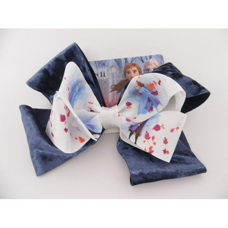 Scunci Disney Frozen II Hair Bow Clip - 1ct - Frozen 2 Dress-up Hair Accessory