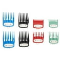 thumbnail image 1 of Paquete de 8 guías de corte Clipper Guards compatibles con Wahl Clipper con clip de metal/codificado por colores, 1 of 5