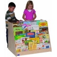 thumbnail image 2 of Steffy Wood Products Mobile Book Display and Storage, 2 of 2