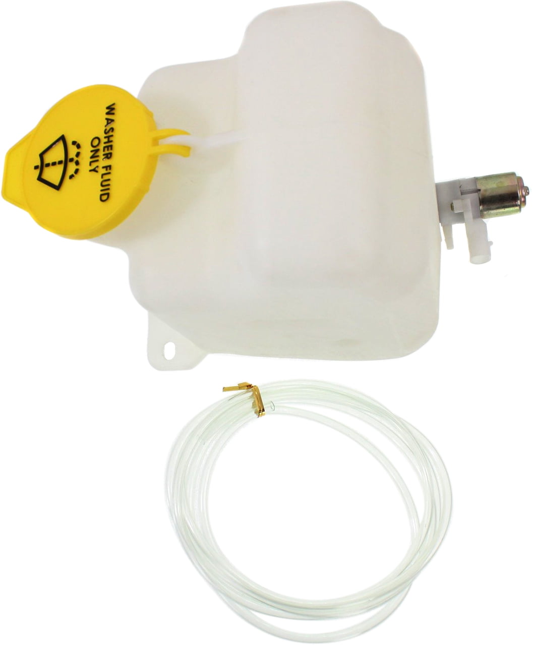 Washer Reservoir Compatible with JEEP WRANGLER 1997-2002 Assembly with Pump and Cap Single Pump