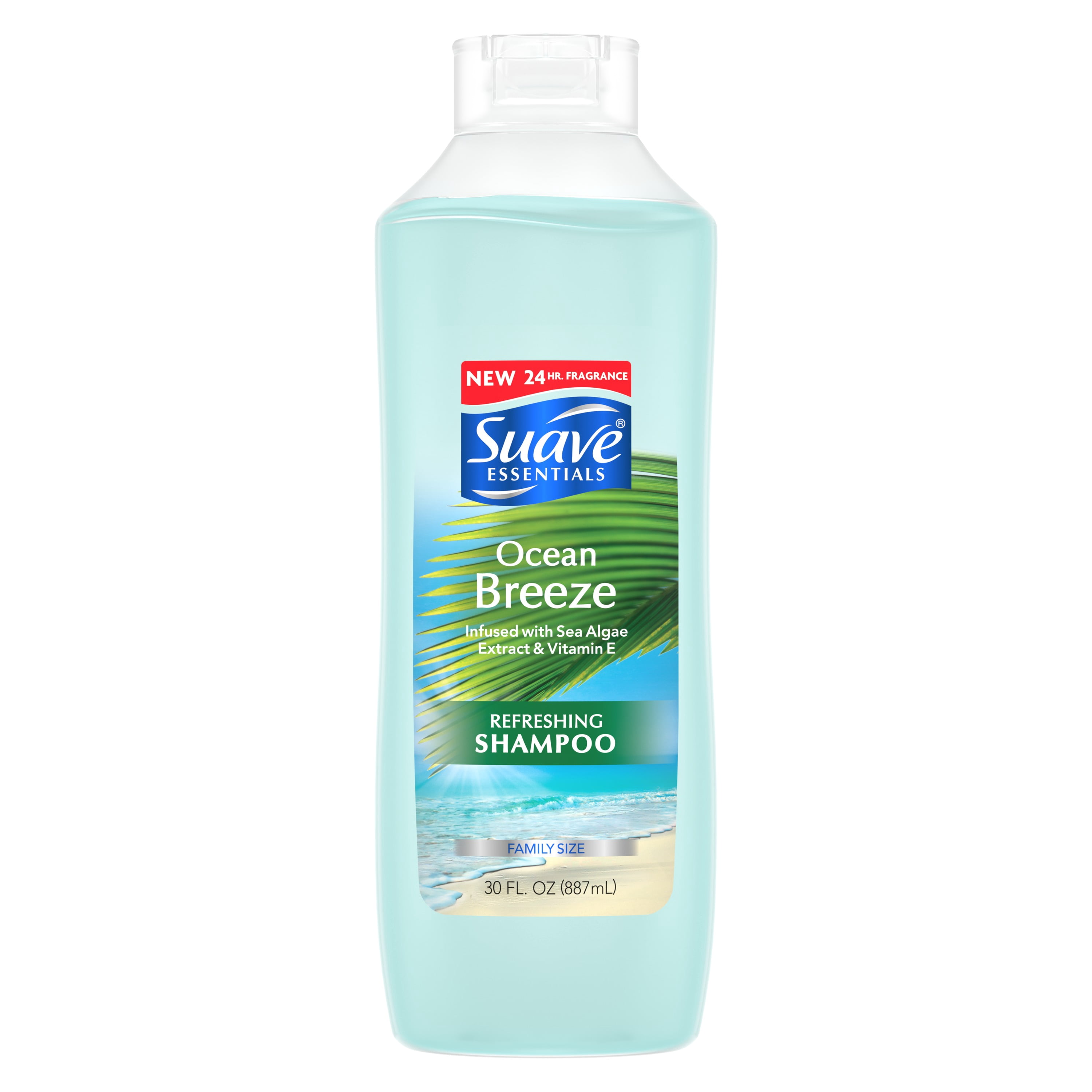 (6 count) Suave Ocean Breeze Moisturizing Shampoo for Dry Hair 30 oz