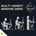 thumbnail image 5 of NTense Genesis Adjustable Gaming Desk in Black, 5 of 5