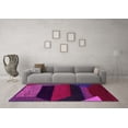 thumbnail image 3 of Ahgly Company Indoor Rectangle Abstract Pink Modern Area Rugs, 6' x 9', 3 of 4