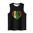 thumbnail image 4 of breaise 4th of July Tank Tops for Women Casual Patriotic USA Flag Pattern Tshirts Elegant Sleeveless T-shirts Cami Athletic Crew Neck Tanks Workout Tops for Women, 4 of 4