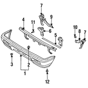 Genuine OE Mitsubishi Outer Reinforced Cushion - MB422467