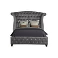 thumbnail image 2 of Sophia Full 5 Pc Vanity Upholstery Bedroom Set Made With Wood in Gray, 2 of 18