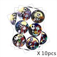 thumbnail image 2 of Nightmare Before Christmas Stickers Party Favors Labels Birthday Thank You Themed Round Circle Baby Shower 60pcs, 2 of 8